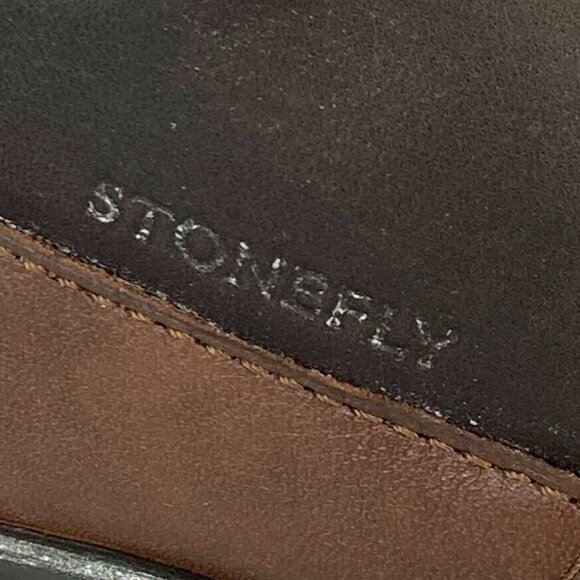 🔥 3/$15 🔥 Stonefly Climacontrol Two Tone Leather Slip On Loafer 6.5 Brown - Picture 10 of 10